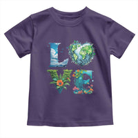 LOVE Planet Nature Anniversary Earth Day Toddler T Shirt