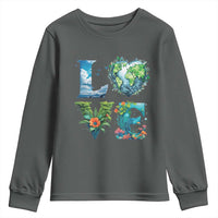 LOVE Planet Nature Anniversary Earth Day Youth Sweatshirt