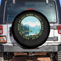 Earth Day Spare Tire Cover Save The Bees Plant More Trees Clean The Seas