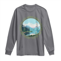 Earth Day Long Sleeve Shirt Save The Bees Plant More Trees Clean The Seas