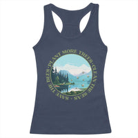 Earth Day Racerback Tank Top Save The Bees Plant More Trees Clean The Seas
