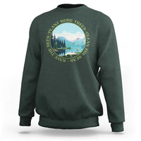 Earth Day Sweatshirt Save The Bees Plant More Trees Clean The Seas