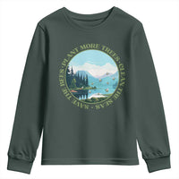 Earth Day Youth Sweatshirt Save The Bees Plant More Trees Clean The Seas