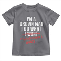 Girl Grandpa Toddler T Shirt Funny I Am A Grown Man I Do What My Granddaughter Wants