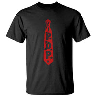 Pop Tie Star Dad Music Lover Fathers Day T Shirt