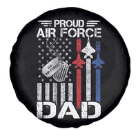 Proud Air Force Dad Spare Tire Cover Military Army Father Vintage American Flag