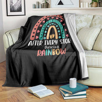 After Every Storm There Is A Rainbow Throw Blanket Pregnancy Announcement