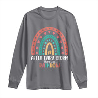 After Every Storm There Is A Rainbow Long Sleeve Shirt Pregnancy Announcement