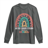 After Every Storm There Is A Rainbow Long Sleeve Shirt Pregnancy Announcement