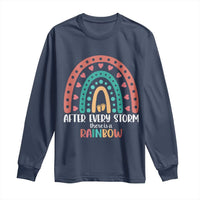 After Every Storm There Is A Rainbow Long Sleeve Shirt Pregnancy Announcement