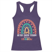 After Every Storm There Is A Rainbow Racerback Tank Top Pregnancy Announcement
