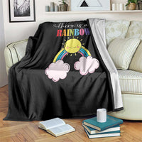 After Every Storm There Is A Rainbow Throw Blanket Sentimental Pregnancy Announcement