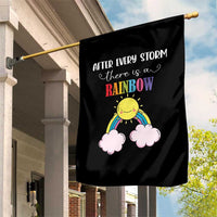 After Every Storm There Is A Rainbow Garden Flag Sentimental Pregnancy Announcement