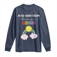 After Every Storm There Is A Rainbow Long Sleeve Shirt Sentimental Pregnancy Announcement