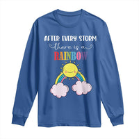 After Every Storm There Is A Rainbow Long Sleeve Shirt Sentimental Pregnancy Announcement