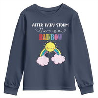 After Every Storm There Is A Rainbow Youth Sweatshirt Sentimental Pregnancy Announcement