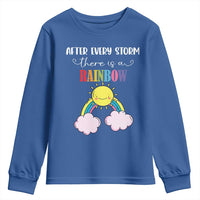 After Every Storm There Is A Rainbow Youth Sweatshirt Sentimental Pregnancy Announcement