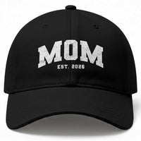 Mom Est 2026 Baseball Cap Promoted To Mommy Mother's Day