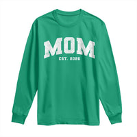 Mom Est 2026 Long Sleeve Shirt Promoted To Mommy Mother's Day