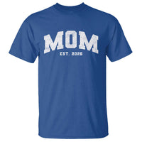 Mom Est 2026 T Shirt Promoted To Mommy Mother's Day