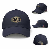 Dad Retro Old Camo Hunting Daddy Fathers Day Baseball Cap Dad Retro Old Camo Hunting Daddy Fathers Day