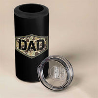 Dad Retro Old Camo Hunting Daddy Fathers Day 4 in 1 Can Cooler Tumbler Dad Retro Old Camo Hunting Daddy Fathers Day