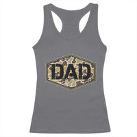Dad Retro Old Camo Hunting Daddy Fathers Day Racerback Tank Top Dad Retro Old Camo Hunting Daddy Fathers Day