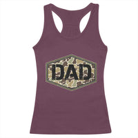 Dad Retro Old Camo Hunting Daddy Fathers Day Racerback Tank Top Dad Retro Old Camo Hunting Daddy Fathers Day