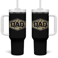 Dad Retro Old Camo Hunting Daddy Fathers Day Tumbler With Handle Dad Retro Old Camo Hunting Daddy Fathers Day