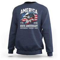 America 250th Anniversary Sweatshirt USA Patriotic Eagle 1776 2026 Independence Freedom Pride