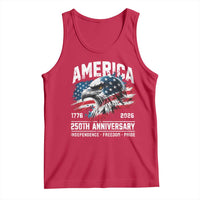 America 250th Anniversary Tank Top USA Patriotic Eagle 1776 2026 Independence Freedom Pride