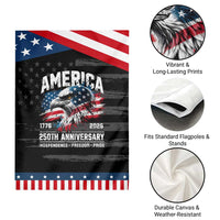 America 250th Anniversary Patriotic Garden Flag USA Eagle 1776 2026 Independence Freedom Pride