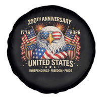 250 Anniversary USA 250th American 250 Years 4th July 2026 Spare Tire Cover