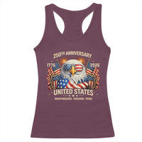 250 Anniversary USA 250th American 250 Years 4th July 2026 Racerback Tank Top