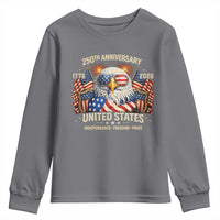 250 Anniversary USA 250th American 250 Years 4th July 2026 Youth Sweatshirt