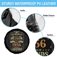 70th Birthday Spare Tire Cover Life Begins At 70 Born In 1956 The Year Of Legends
