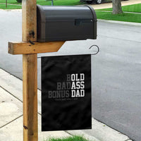 Bold Badass Bonus Dad Garden Flag Old Ass Dad Funny Father's Day Gift