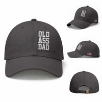 Bold Badass Bonus Dad Baseball Cap Old Ass Dad Funny Father's Day Gift