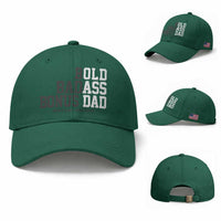 Bold Badass Bonus Dad Baseball Cap Old Ass Dad Funny Father's Day Gift
