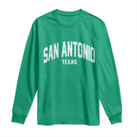 San Antonio Texas TX Vintage Long Sleeve Shirt