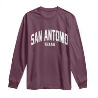 San Antonio Texas TX Vintage Long Sleeve Shirt