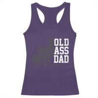 Bold Badass Best Dad Racerback Tank Top Funny Old Ass Father Gag Gift