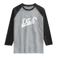 Dad Of Three Raglan Shirt Funny Daddy 3 Promoted for The Second Time