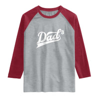 Dad Of Three Raglan Shirt Funny Daddy 3 Promoted for The Second Time