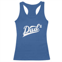 Dad Of Two Racerback Tank Top Funny Daddy 2 Promoted for The Second Time