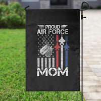Proud Air Force Mom Garden Flag Military Army Mama Vintage American Flag