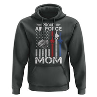Proud Air Force Mom Hoodie Military Army Mama Vintage American Flag