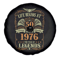 50th Birthday Spare Tire Cover Life Begins At 50 Born In 1976 The Year Of Legends