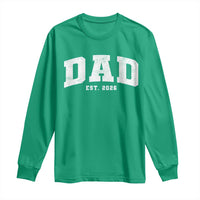 Dad Est 2026 Long Sleeve Shirt Promoted To Daddy Fathers Day
