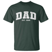 Dad Est 2026 T Shirt Promoted To Daddy Fathers Day
